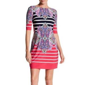 🎉🎉NWT Eliza J Multicolored Jersey Dress🎉🎉
